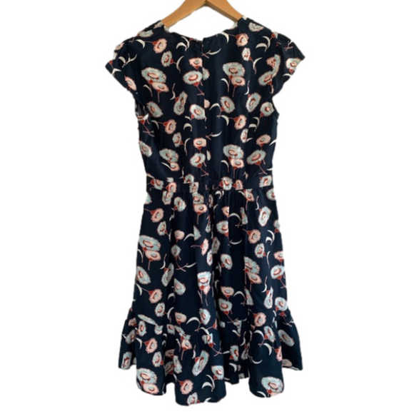 J. Crew Mercantile Floral Faux Wrap Dress Size 4 - Picture 9 of 17